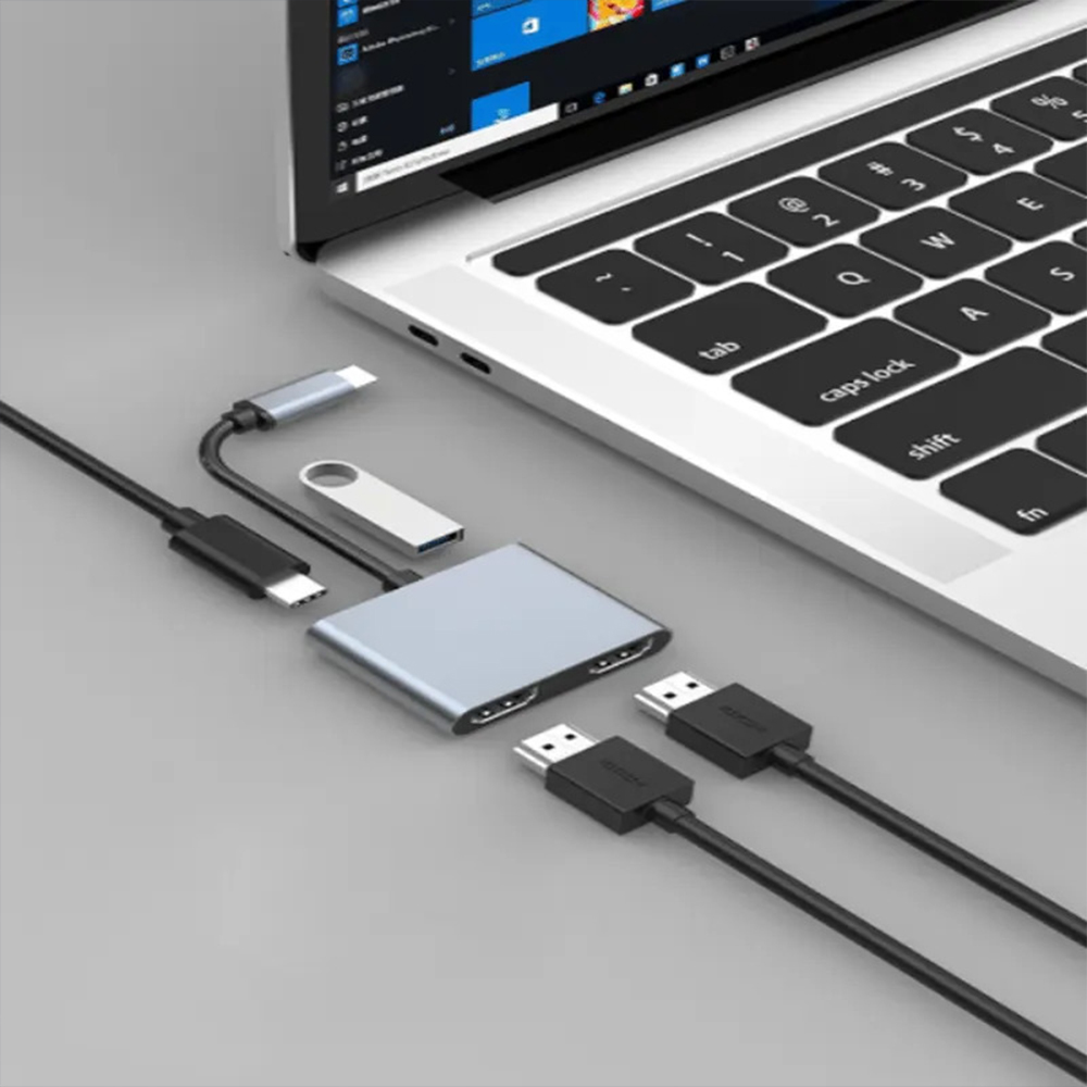 Slimtron 4 in 1 docking station usb c