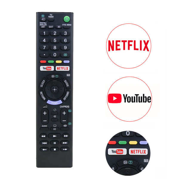 Slimtron afstandsbediening apps netflix en youtube