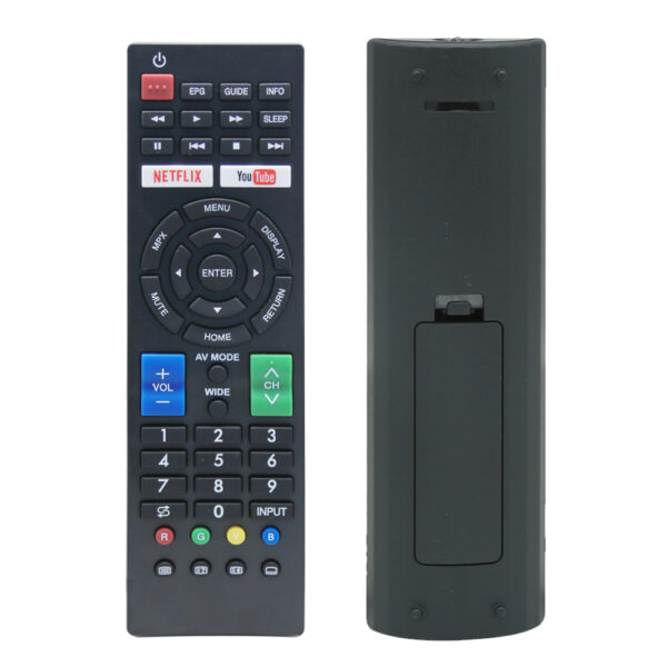 Slimtron Panasonic Universele remote control voor en achterkant.jpg