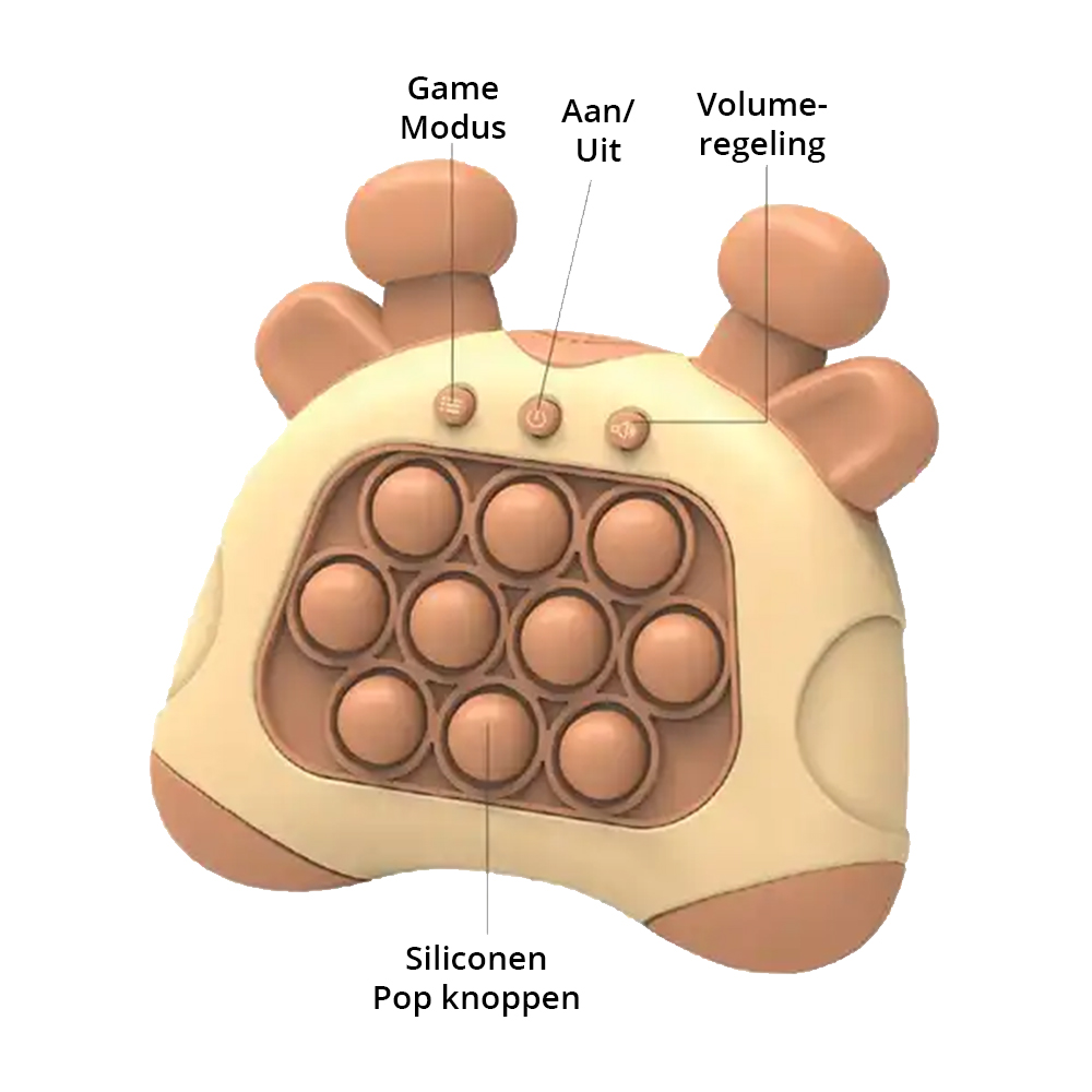 Slimtron Pop Controller Bruine krab pad specificaties