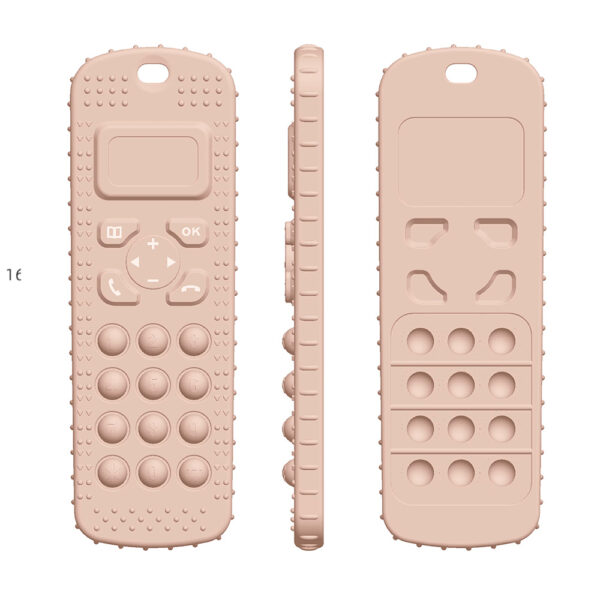 Slimtron Pop it Siliconen Speelgoed Neptelefoon BPA vrij oranje aanzichten.jpg